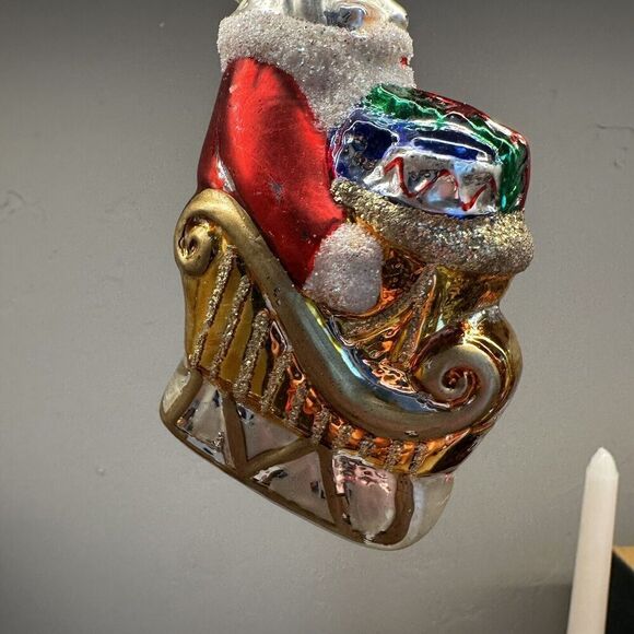 Vintage Waterford Glass Or Ament Hand Blown And Hand painted - Picture 5 of 12